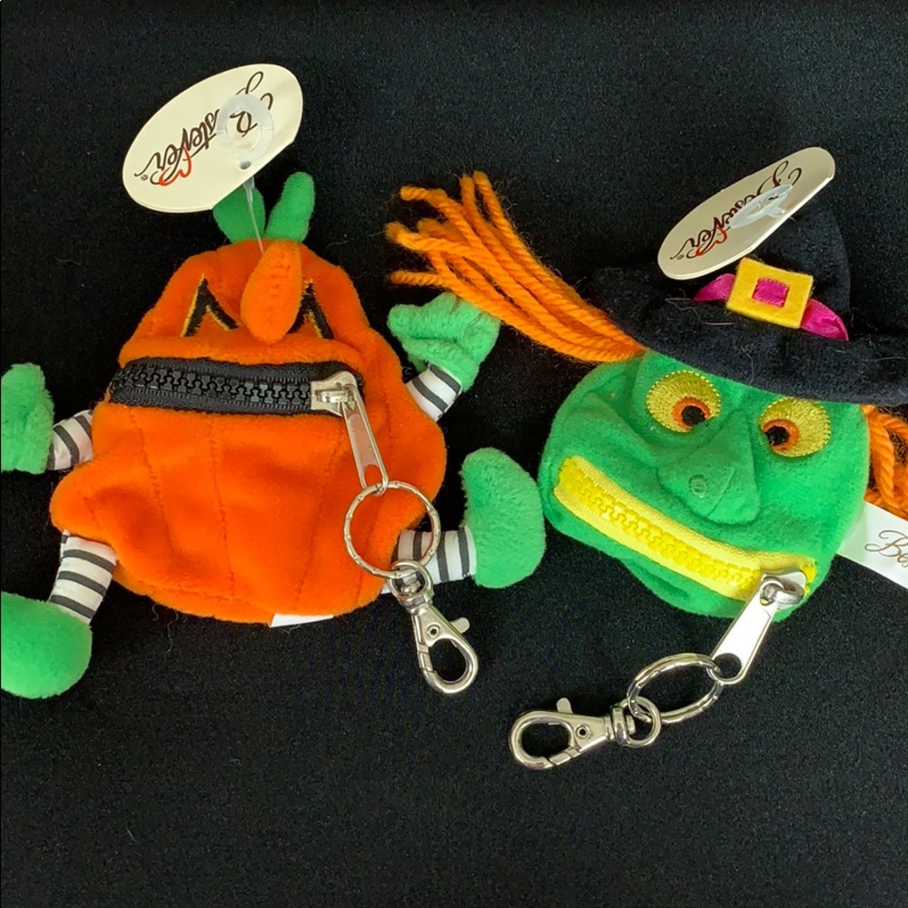 Halloween Keychains- Pumpkin & Witch